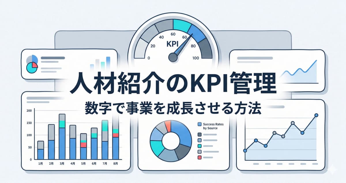 人材紹介のKPI管理|見るべき7つの指標と改善アクション