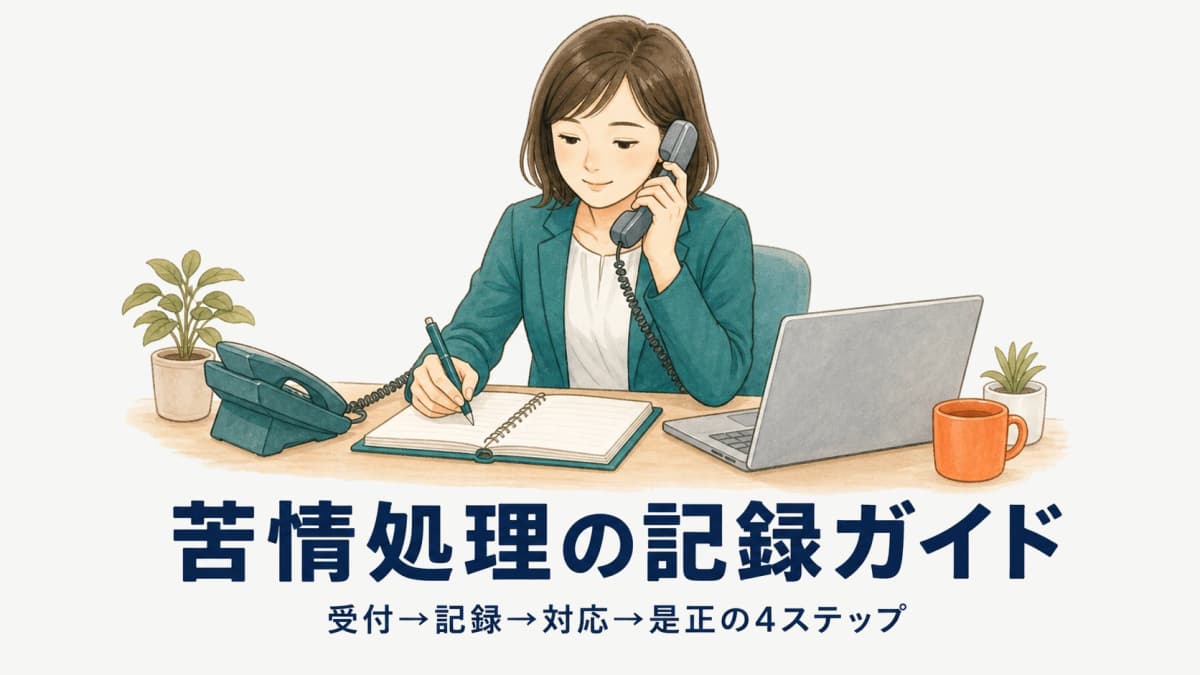 職業紹介の苦情処理はどう記録する?受付から対応・記録までの実務ガイド