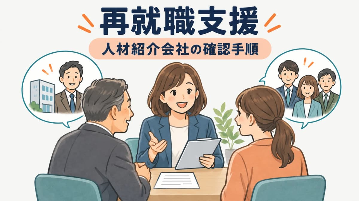 再就職支援を行う人材紹介会社の実務ガイド|依頼受付から支援開始までの確認項目