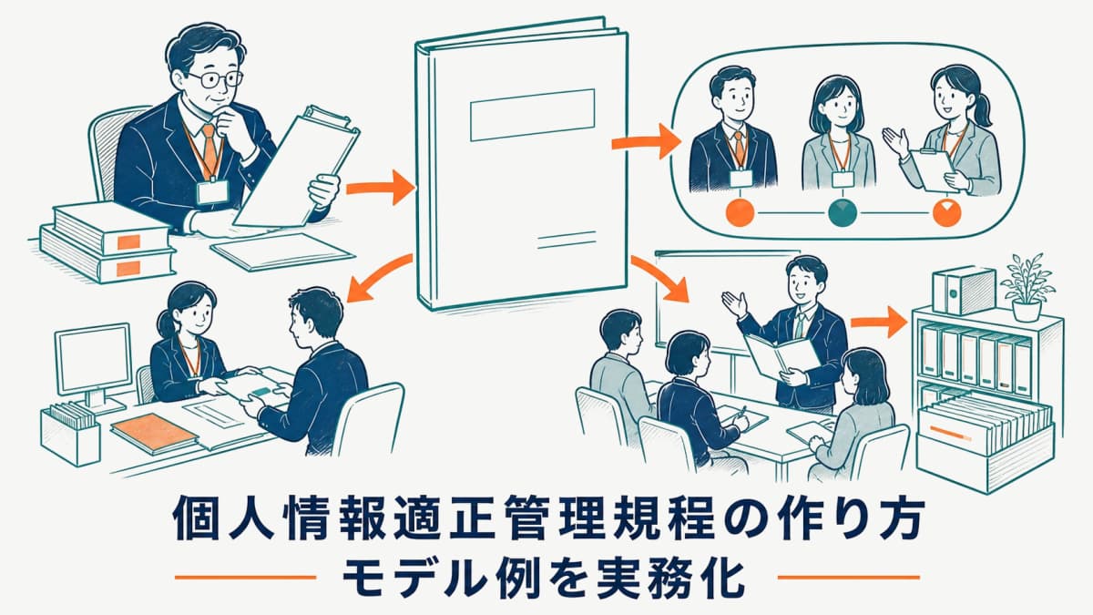 個人情報適正管理規程の作り方|職業紹介事業のモデル例を実務化【2026年版】