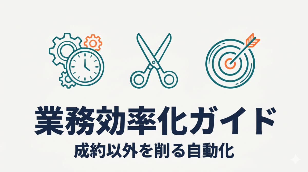 人材紹介の業務効率化ガイド|手作業をなくして成約に集中する自動化の進め方【2026年版】