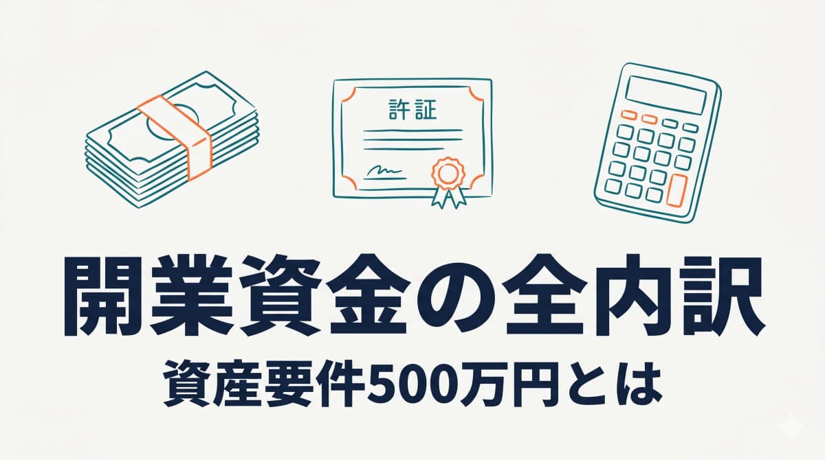 人材紹介業の開業資金・費用|許可の資産要件500万円を含む必要コスト全内訳【2026年版】